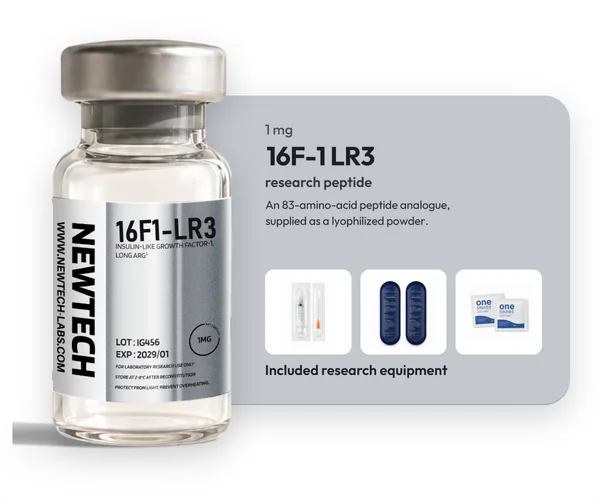 16F-1 LR3 (IGF-1 LR3) 1 mg vial, with the research equipment included in every order