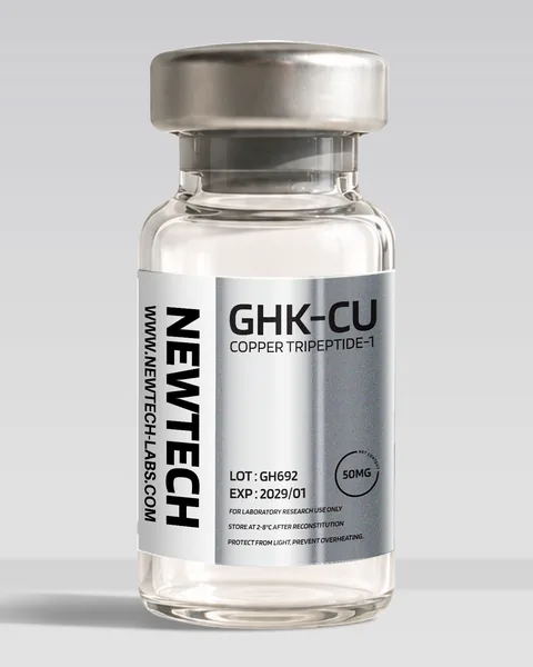 GHK-Cu 50 mg vial, product render