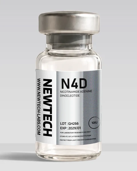 N4D (NAD+) 500 mg vial, product render