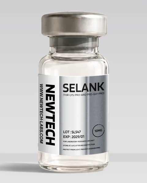 Selank 10 mg vial, product render